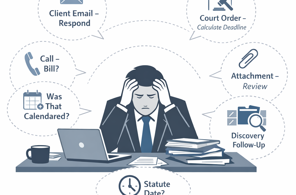 How Many Open Loops Are in Your Head Right Now? Using AI in Clio Manage to Improve Law Firm Workflow